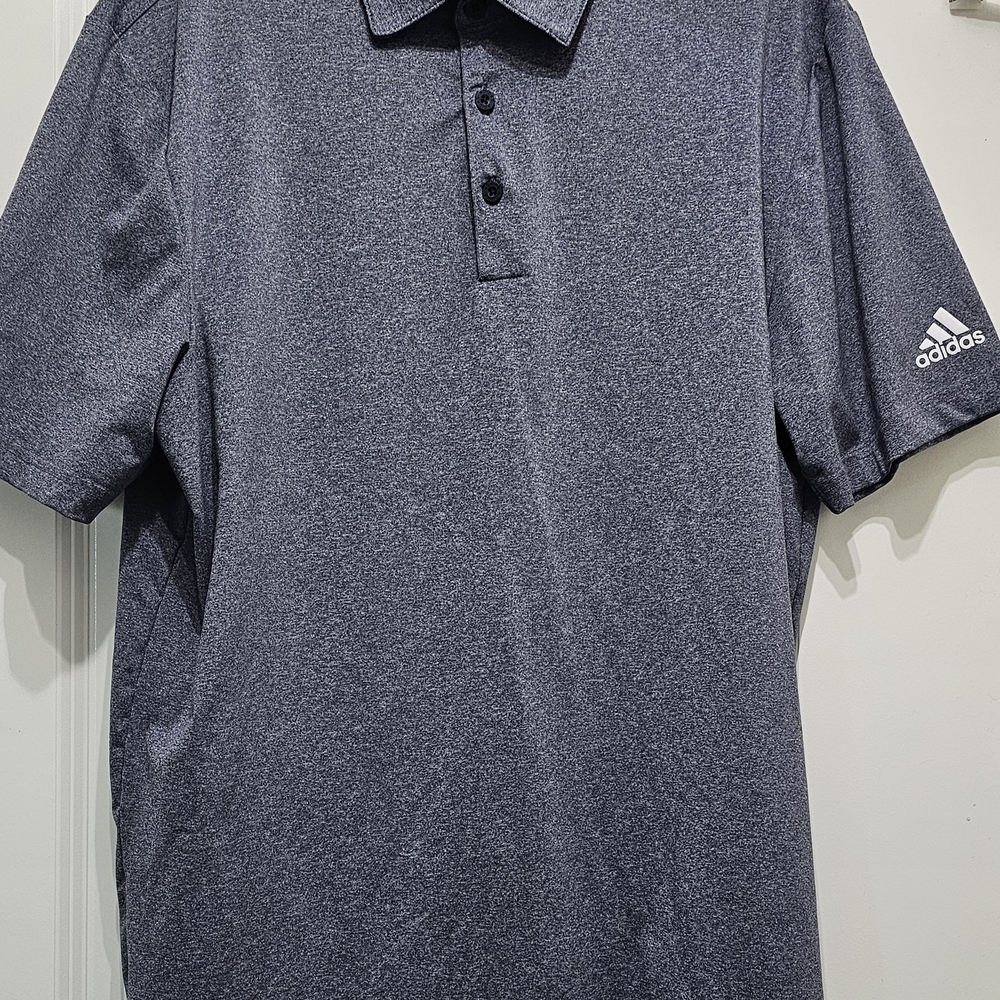 Adidas Men's Charcoal Polo Shirt